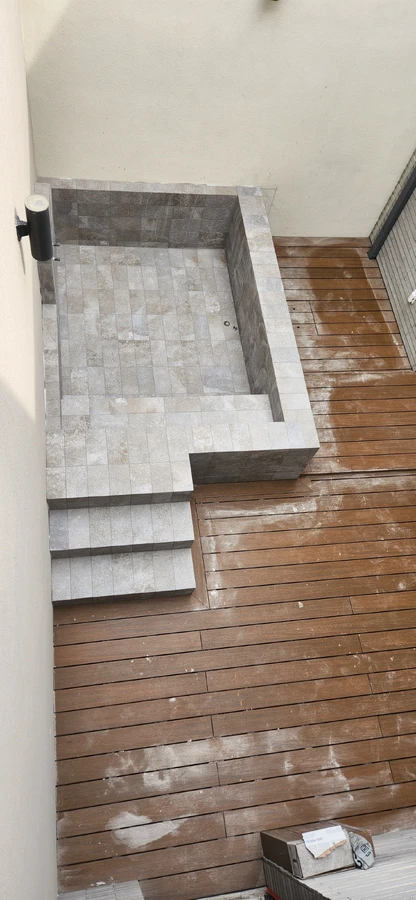 공공기관 화장실 시공 현장 — 장애인 화장실 시공